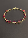 Viral Rapunzel Tulip Bracelet – Elegant Crystal Floral Wristlet
