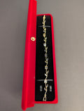 Viral Rapunzel Tulip Bracelet – Elegant Crystal Floral Wristlet With Velvet box